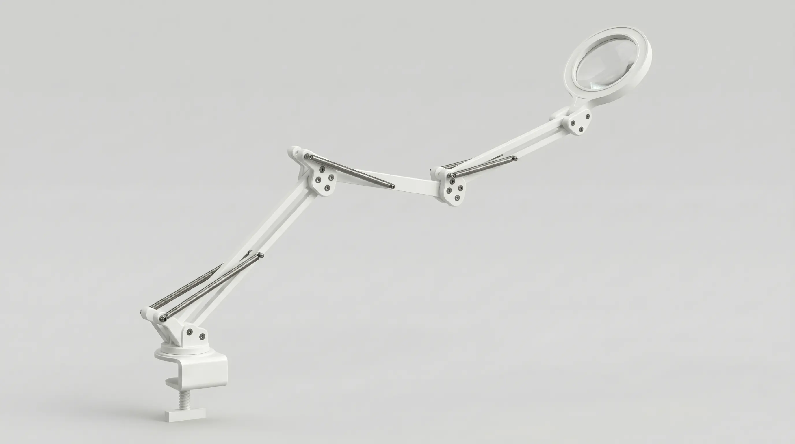 Articulated modular arm assembly — multi-joint linkage with interchangeable segments