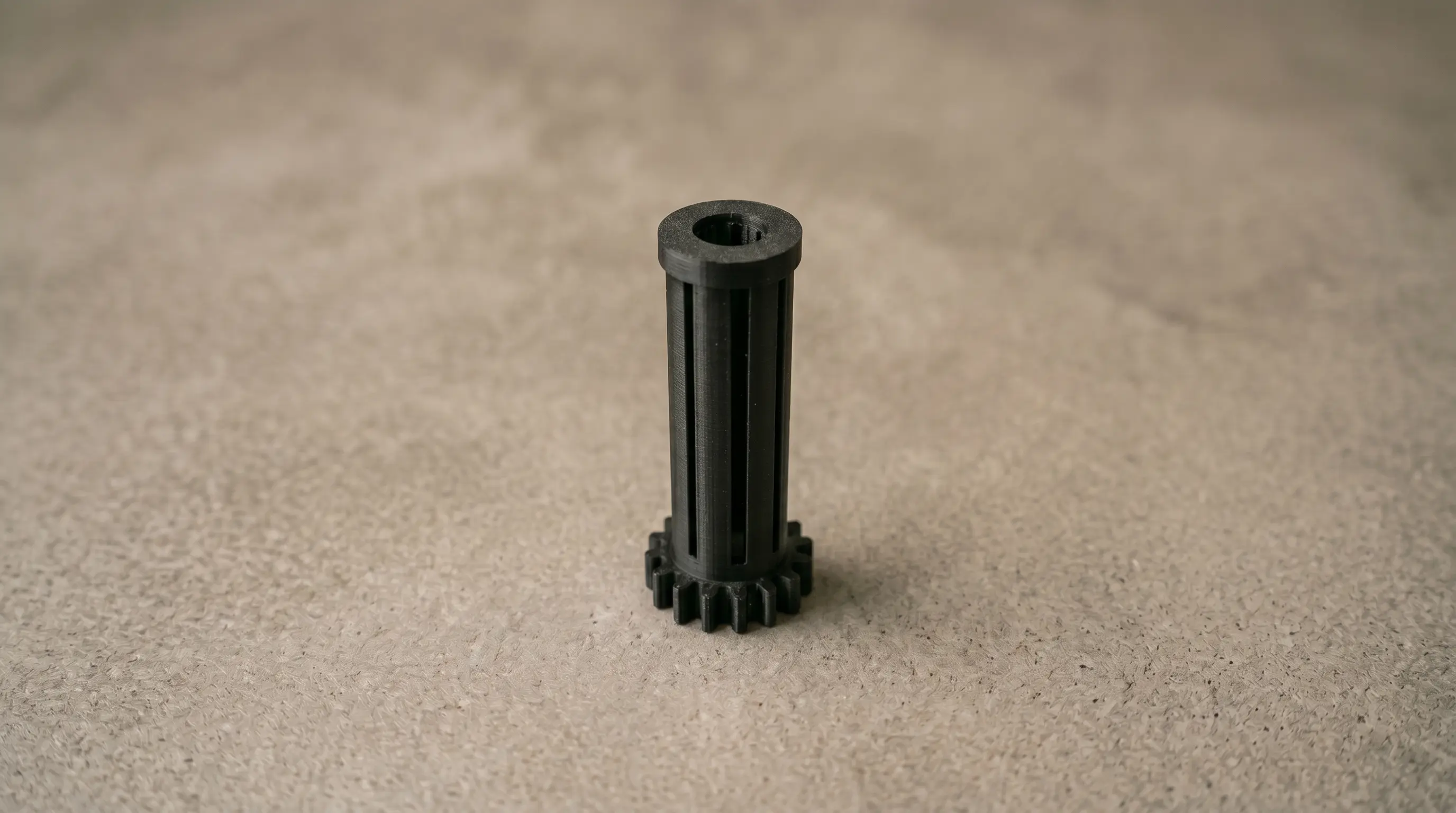 Printed PETG core without bristles installed